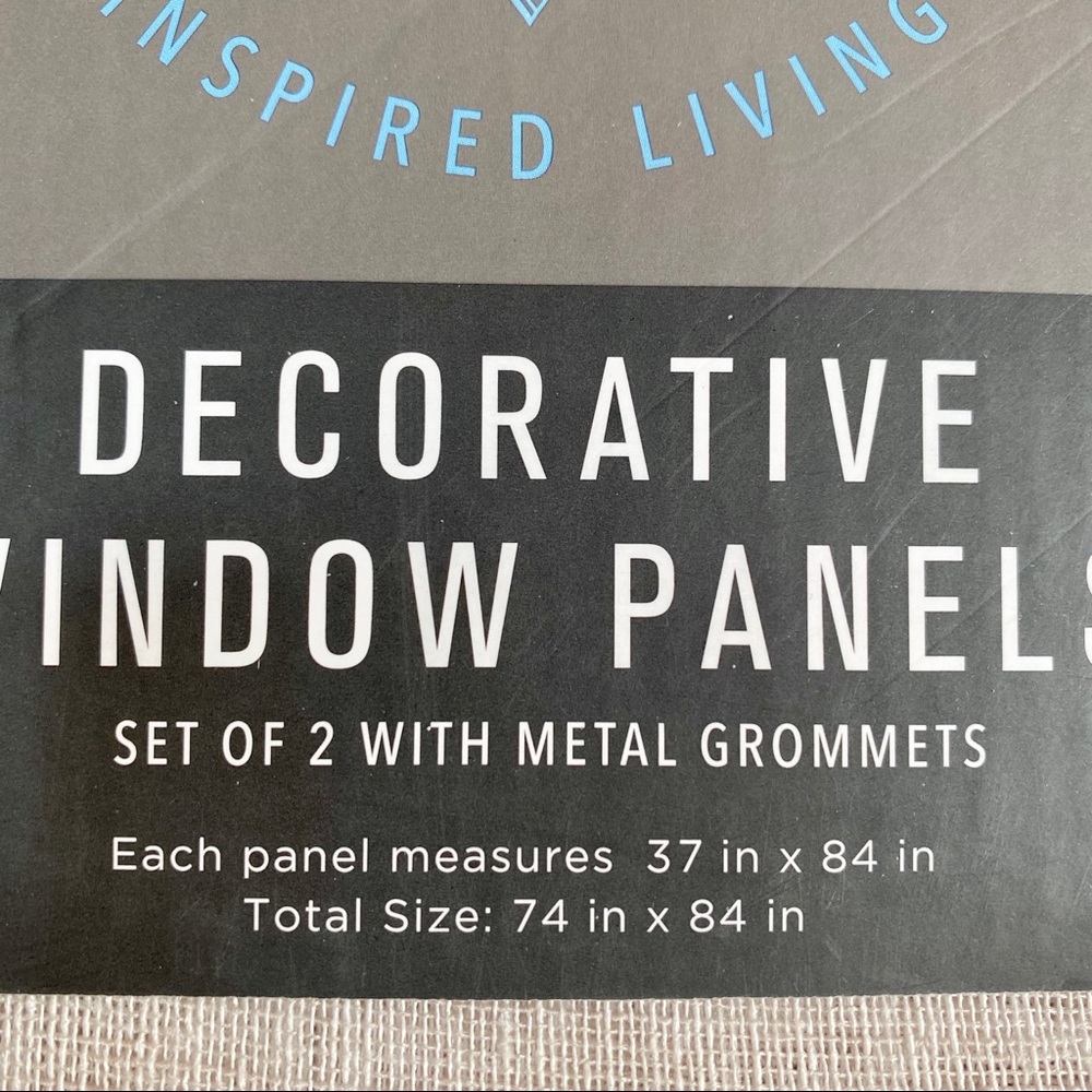 Window panel curtains - Picture 4 of 4